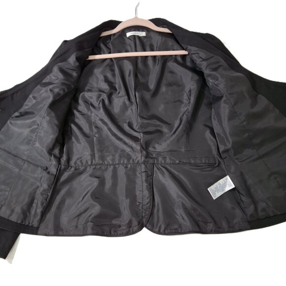 Steampunk Fitted Tailored Short Blazer Suit Jacket Sz 12 Lined Vintage Office - Picture 13 of 16